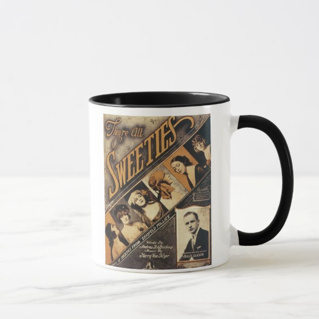 Taza Todos son portada de libros de songbook antiguos (Derecha)