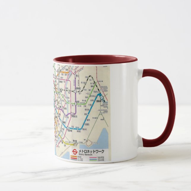 TAZA TOKIO 地図東京の地下鉄 (Derecha)