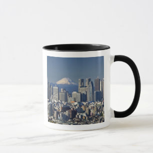 Taza Tokio, distrito de Shinjuku, Monte Fuji