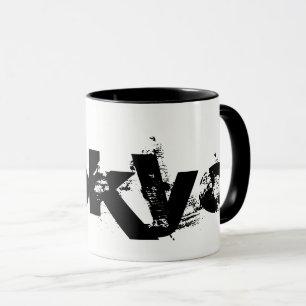 Taza Tokio - Estilo Guay Blanco Y Negro