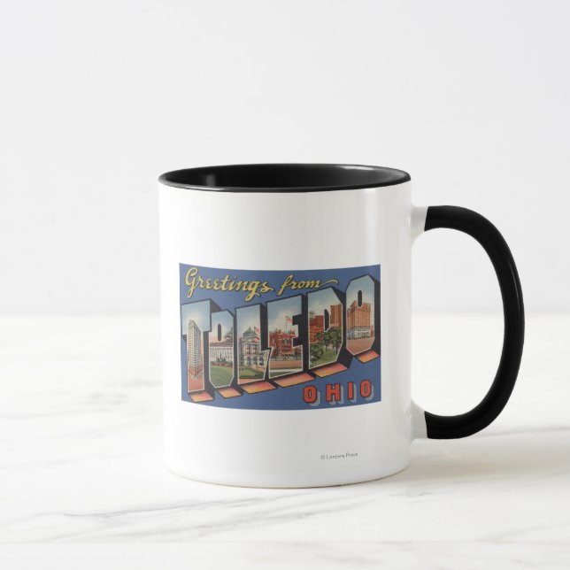 Taza Toledo, OhioGrandes Escenas de letrasToledo, OH (Derecha)