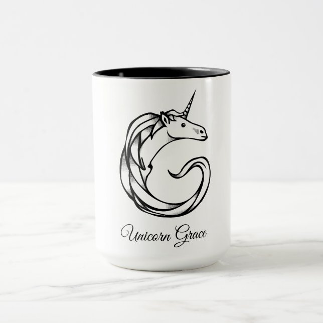Taza Tolerancia linda mágica del unicornio de G del (Centro)