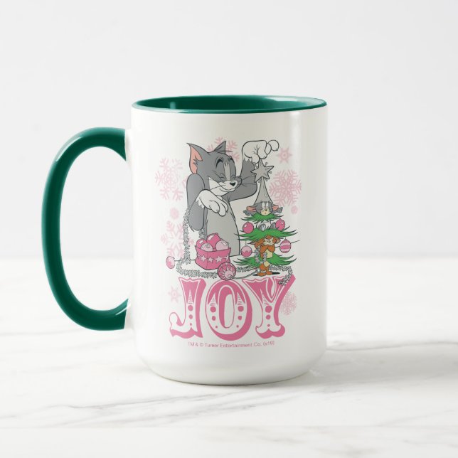 Taza Tom, Jerry y Nibbles decoran la alegría (Izquierda)