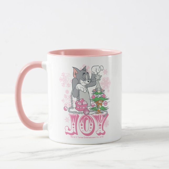 Taza Tom, Jerry y Nibbles decoran la alegría (Izquierda)