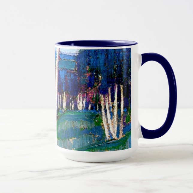Taza Tom Thomson - Birches plateados (Derecha)