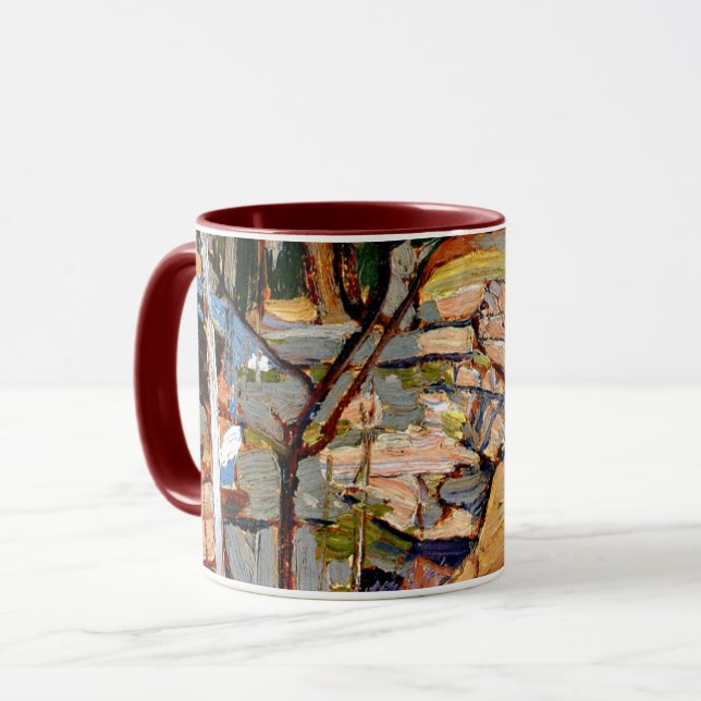 Taza Tom Thomson - Nieve y rocas (Anverso izquierdo)