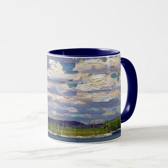 Taza Tom Thomson pintando, Día de Verano (Anverso derecho)