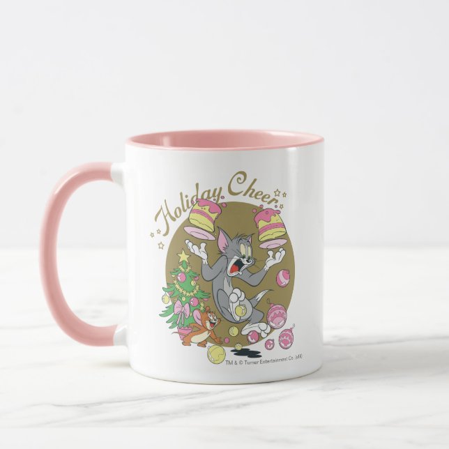 Taza Tom y Jerry Holiday Cheer (Izquierda)