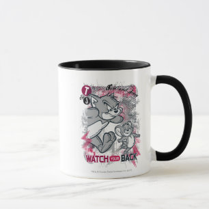 Taza Tom y Jerry vigilan tu espalda