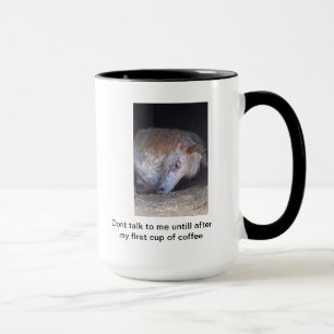 Taza Tómalo con calma, poni blanco británico
