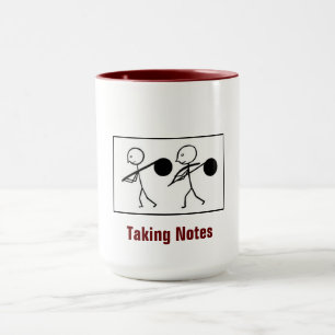 Taza Tomando nota: Café Mug