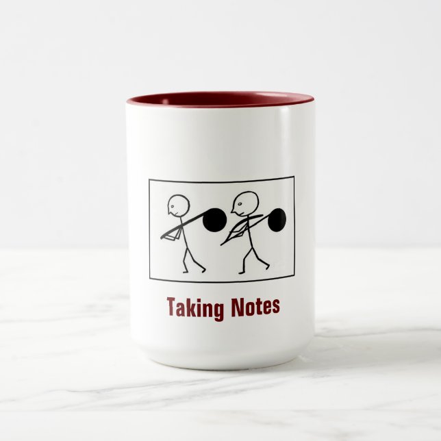 Taza Tomando nota: Café Mug (Centro)