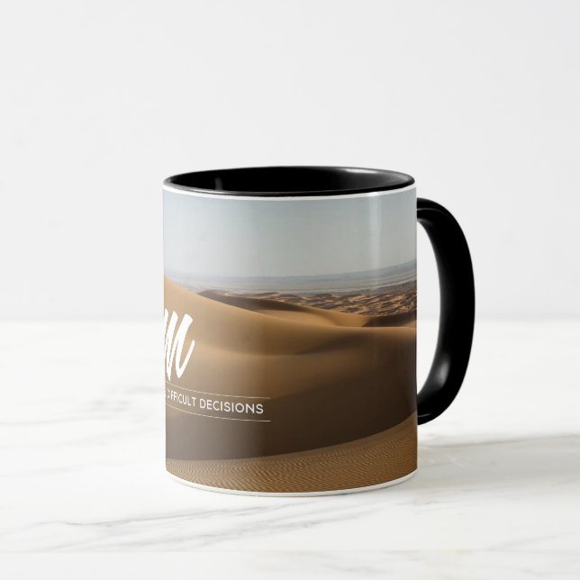 Taza Tomar decisiones difíciles (Anverso derecho)