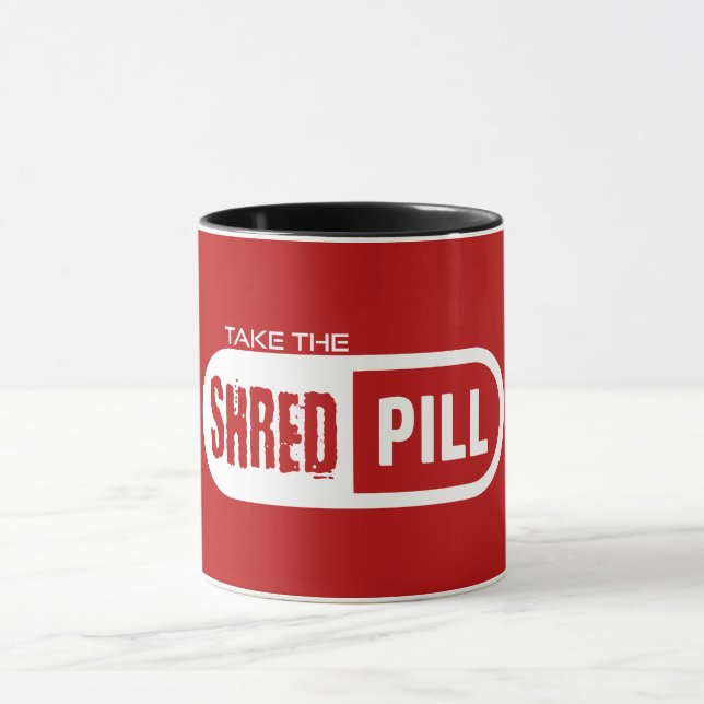 Taza Tome la pastilla de purga (Centro)