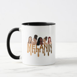 Taza Tonos De Melanin | Mug de empoderamiento de la muj
