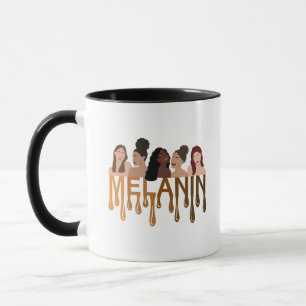 Taza Tonos De Melanin Mug de empoderamiento de la muj