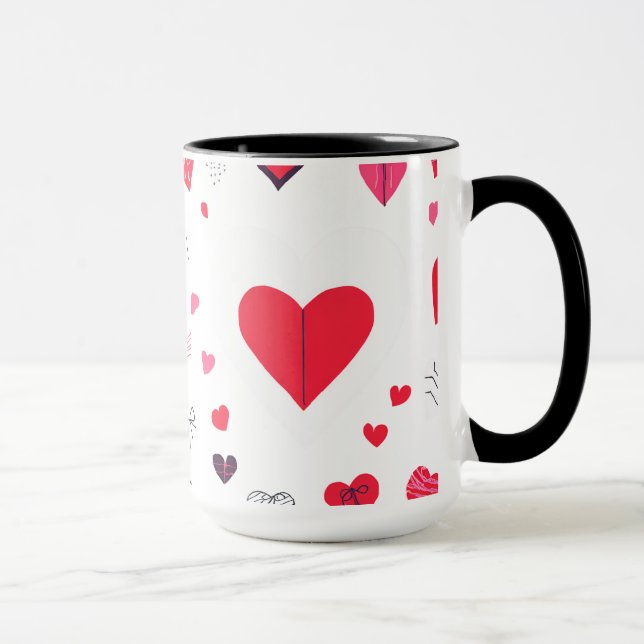 Taza tonterías de feliz día de San Valentín (Derecha)