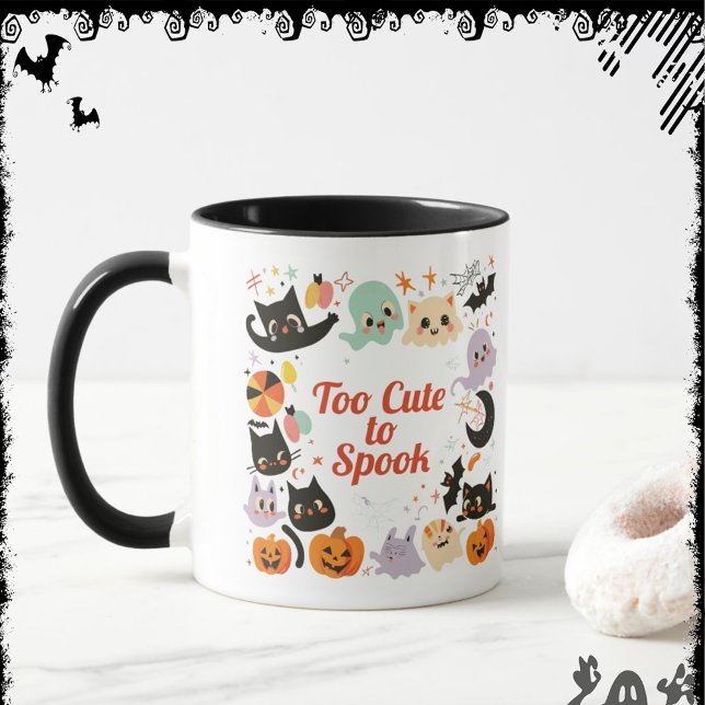 Taza Too Cute to Spook | ExDesigner | Halloween (Subido por el creador)