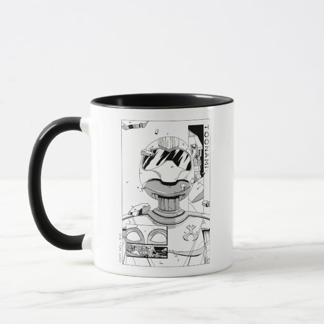 Taza Toonami TOM 5 y SARA Comic Style Parachoque (Izquierda)