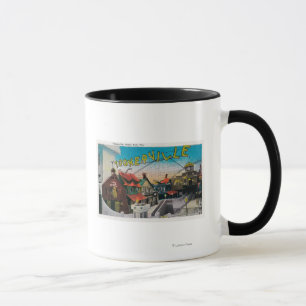 Taza Toonerville en el parque PierSanta Mónica, CA del