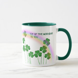 Taza Top de los tréboles del día del St Patrick de la