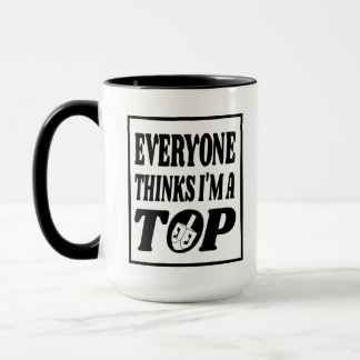 Taza Top Hanukkah Dreidel Joke Gift