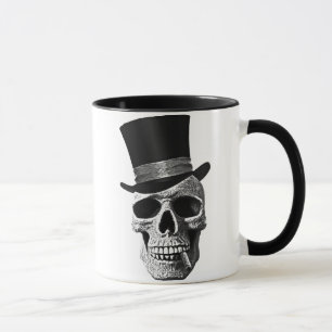 Taza Top hat skull