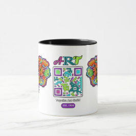 Taza Topeka Art Guild QR Code Mug