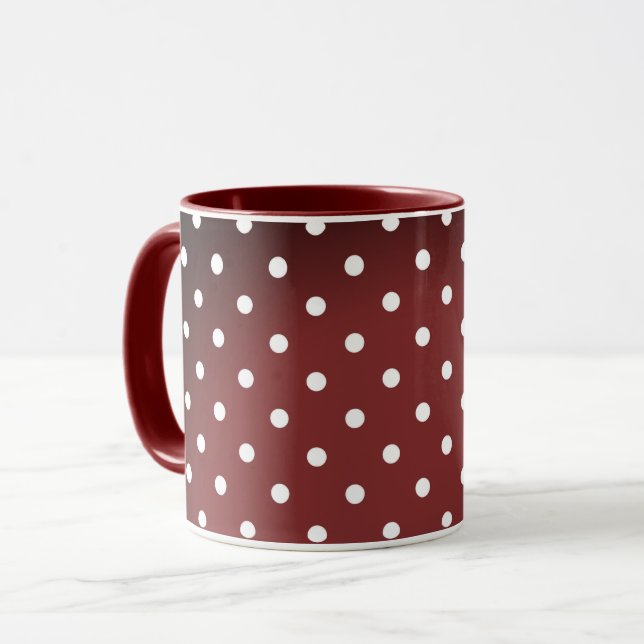 Taza Topos rojos (Anverso izquierdo)