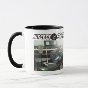 Taza Toque de café de la Tormenta Jukebox 2 lados, 2 t