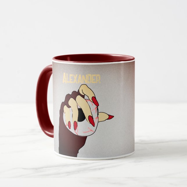 Taza Toque personalizado de la visión trippy (Anverso izquierdo)