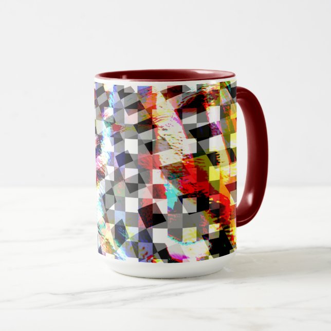 Taza Torcido bajo manchas de color, escandaloso (Anverso derecho)