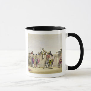 Taza Toreros que descansan entre los toros, 1865 (color