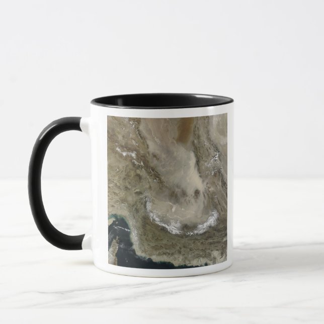 Taza Tormenta de polvo en Irán (Izquierda)