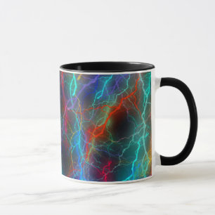 Taza Tormenta relámpago arcoiris