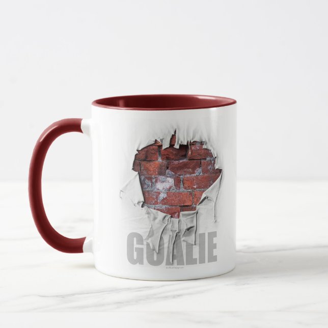 Taza Torn Brick Wall Goalie (fútbol) (Izquierda)
