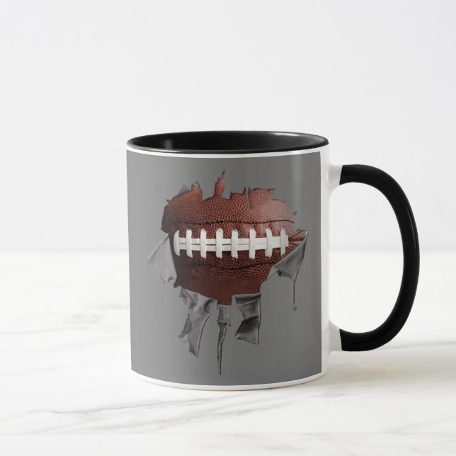 Taza Torn Football Ringer Mug (Derecha)