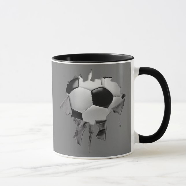 Taza Torn Soccer Ringer Mug (Derecha)