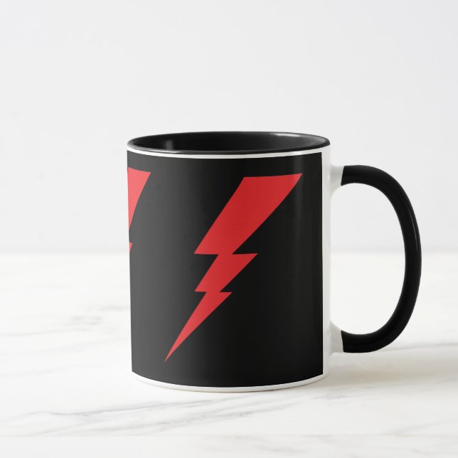 Taza Tornillo relámpago rojo (Derecha)
