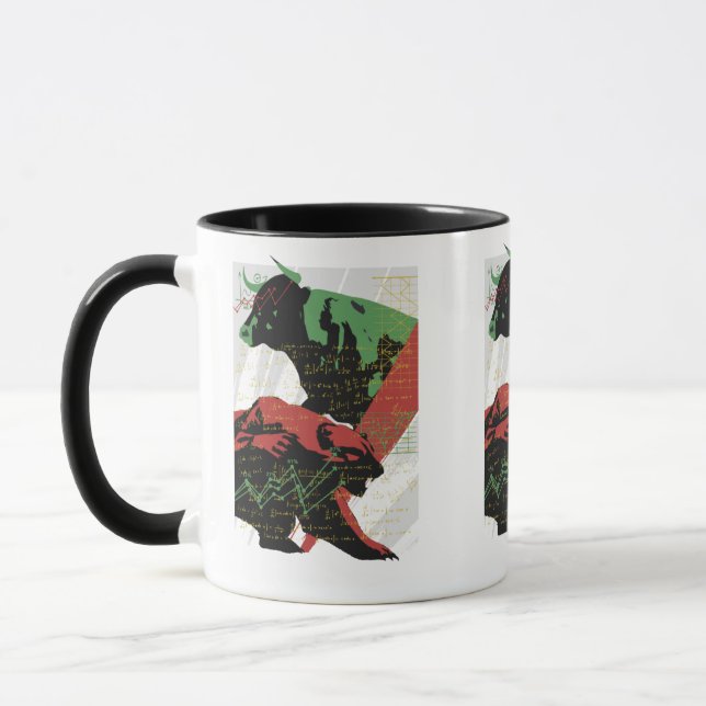 Taza Toro Y Oso, Comercio, Comercialización Y Acciones (Izquierda)