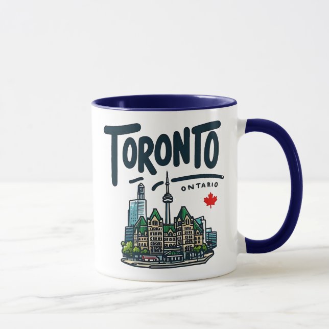 Taza Toronto Ontario Canadá (Derecha)