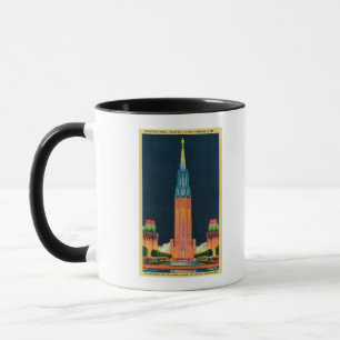 Taza Torre de exposición, el camino al sol