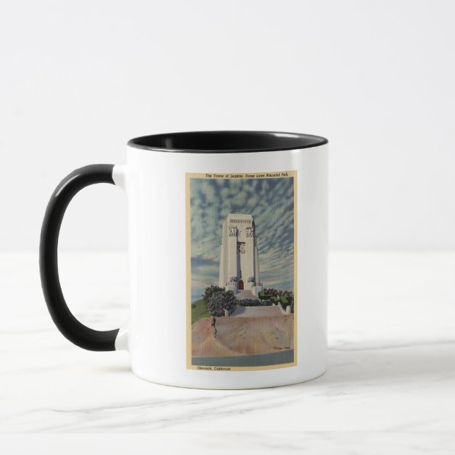 Taza Torre de Legiones, Parque Conmemorativo del Jardín (Izquierda)
