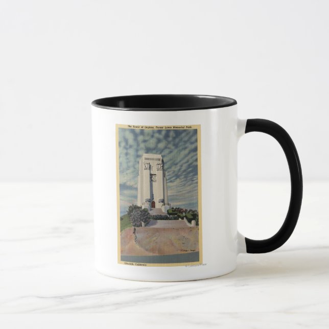 Taza Torre de Legiones, Parque Conmemorativo del Jardín (Derecha)