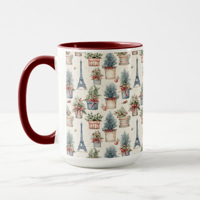 Taza Torre Eiffel, Navidades de París de los 'Topiaries (Izquierda)