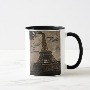 Taza Torre Eiffel, Paris France Art Mug
