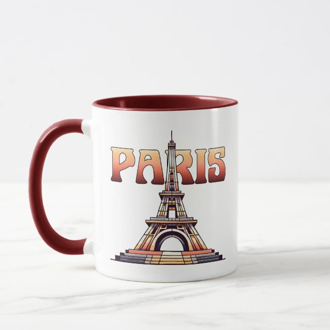 Taza Torre Eiffel París Francia (Izquierda)