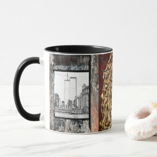 Taza Torres gemelas y el último lugar tranquilo