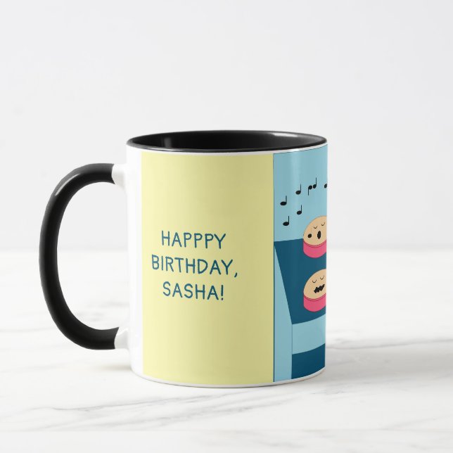 Taza Tortas Esperando - Hora de Glaseado: Cumpleaños  (Izquierda)