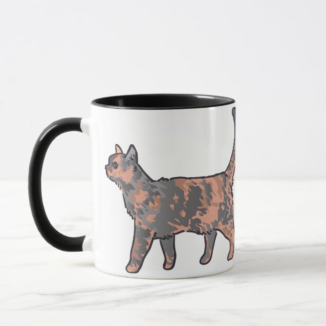 Taza Tortoiseshell Cat (Izquierda)
